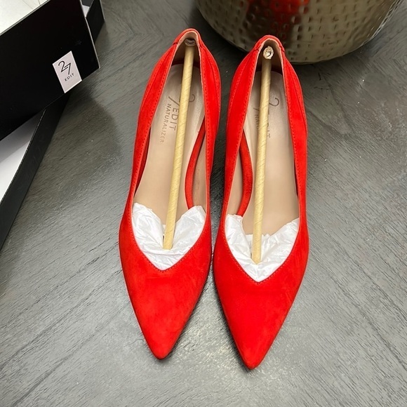 27 EDIT Naturalizer Faelyn Pump Retro Poppy Suede - Picture 4 of 12